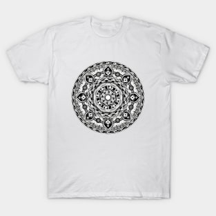 Eye of Watchers II - Black and White - Sunweaver T-Shirt